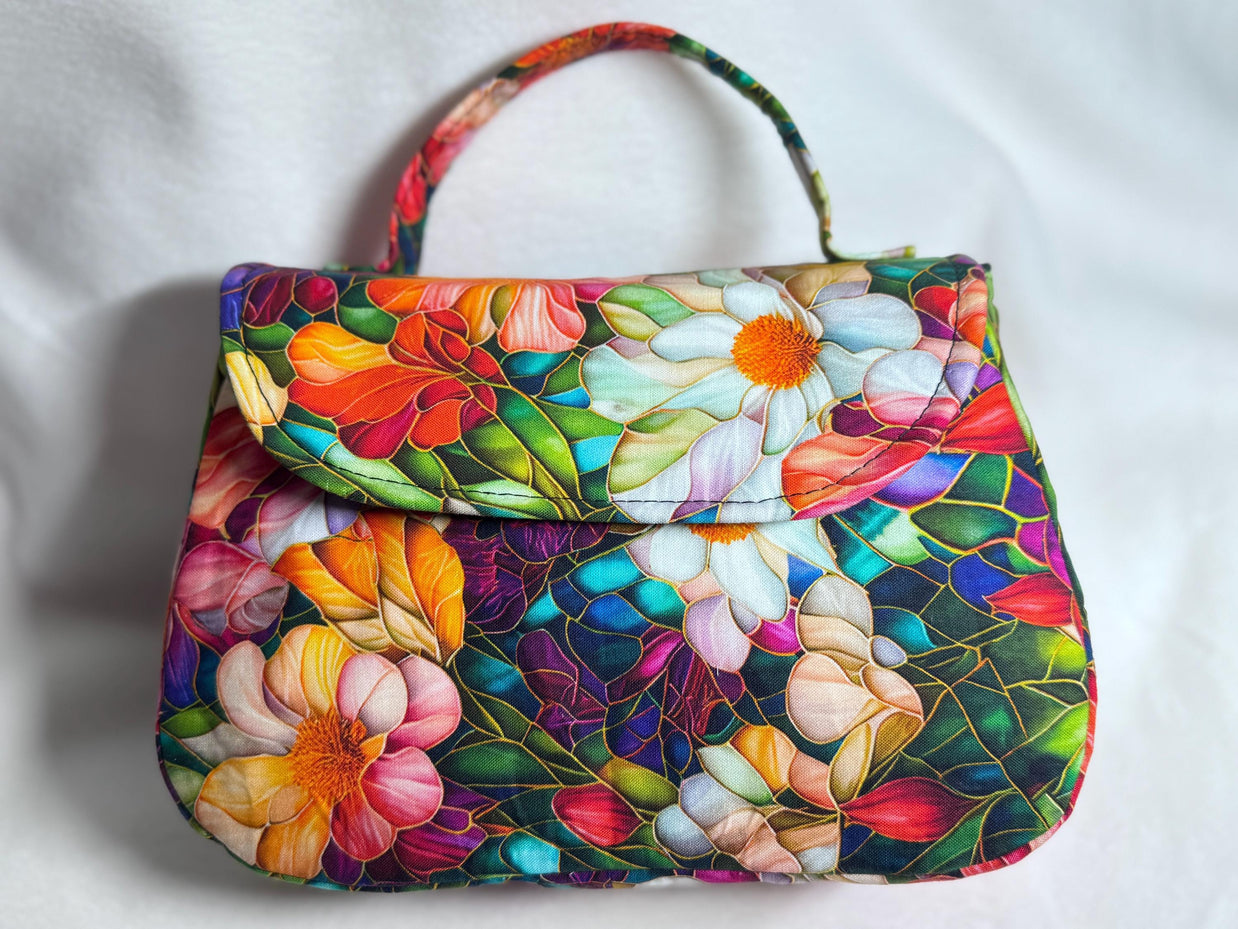Handmade Vintage Style Handbag: Retro Purse - Mabel Design