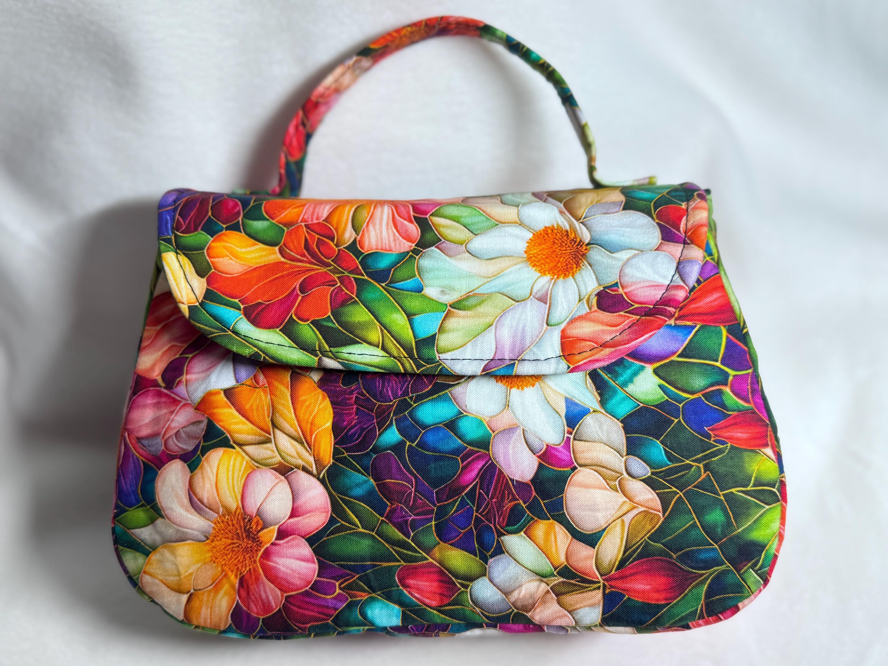 Handmade Vintage Style Handbag: Retro Purse - Mabel Design