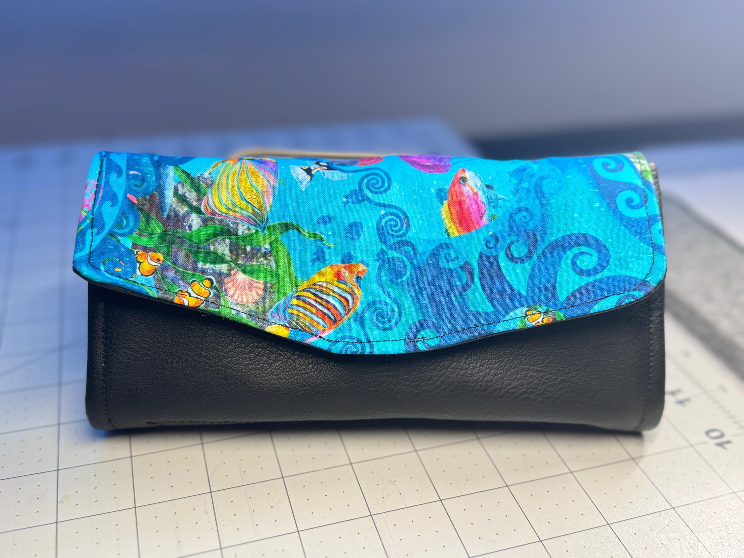 Necessary Clutch Wallet – 12 Card Slots, Zipper & Slip Pockets