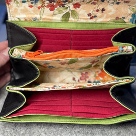 Necessary Clutch Wallet – 12 Card Slots, Zipper & Slip Pockets
