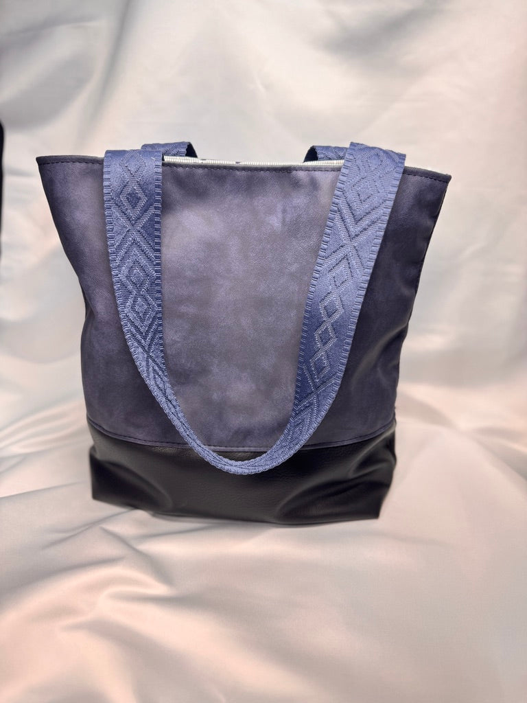Tuesday Tote - Blue Suede