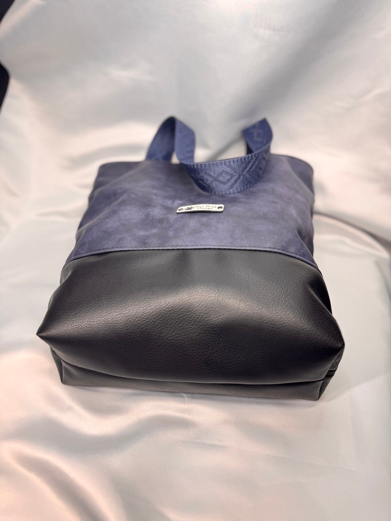 Tuesday Tote - Blue Suede