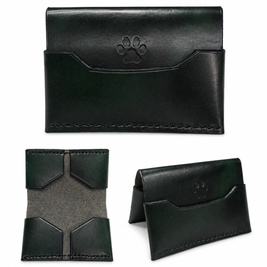 Leather slim wallet