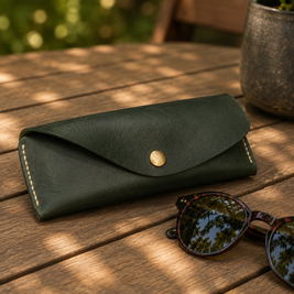 Handmade Leather Eyeglass Case