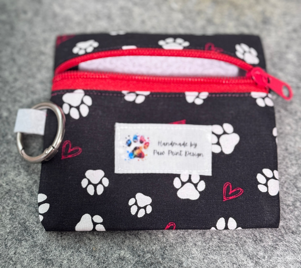 Mini wallet with key ring
