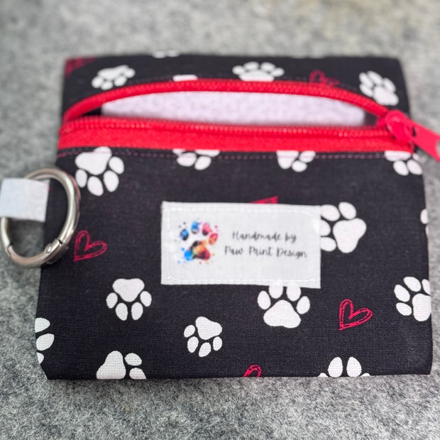 Mini wallet with key ring