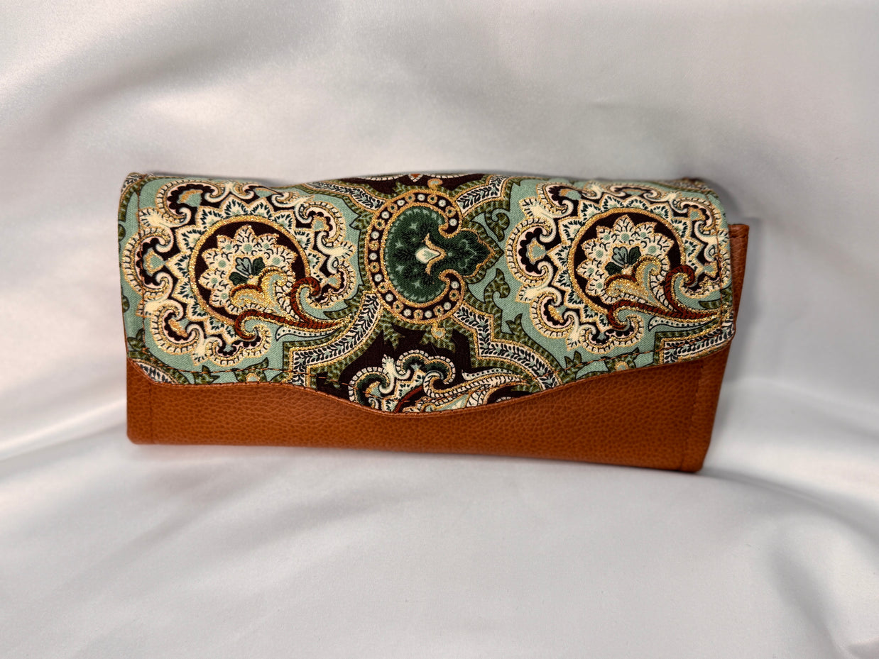 Necessary Clutch Wallet – 12 Card Slots, Zipper & Slip Pockets