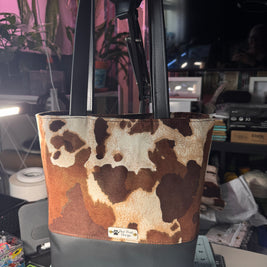 Tuesday Tote - Cow Print