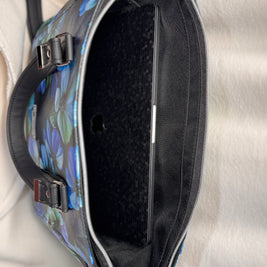 Mr Heckles Handbag - Floral and Black Faux Leather