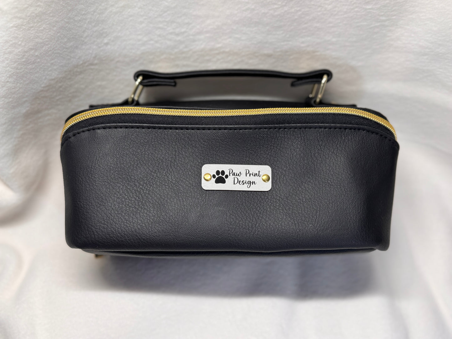 Black/Red Print Zip N Grip - Travel Bag