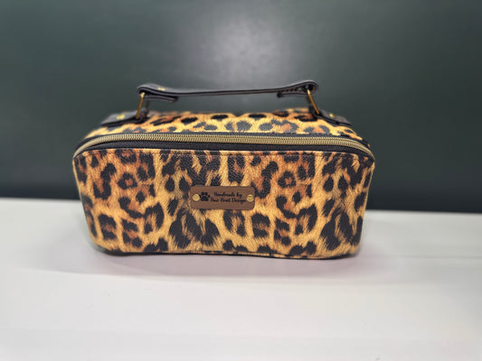 Leopard Print Zip N Grip - Travel Bag