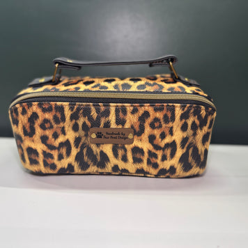 Leopard Print Zip N Grip - Travel Bag