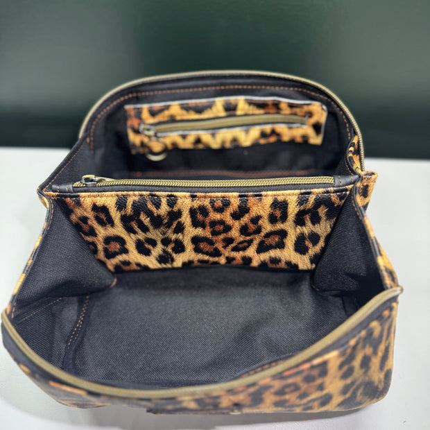 Leopard Print Zip N Grip - Travel Bag