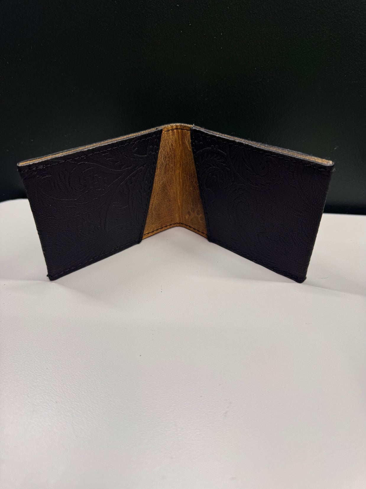 Hair-on-Hide & Leather Bifold Wallet – Handmade, One-of-a-Kind