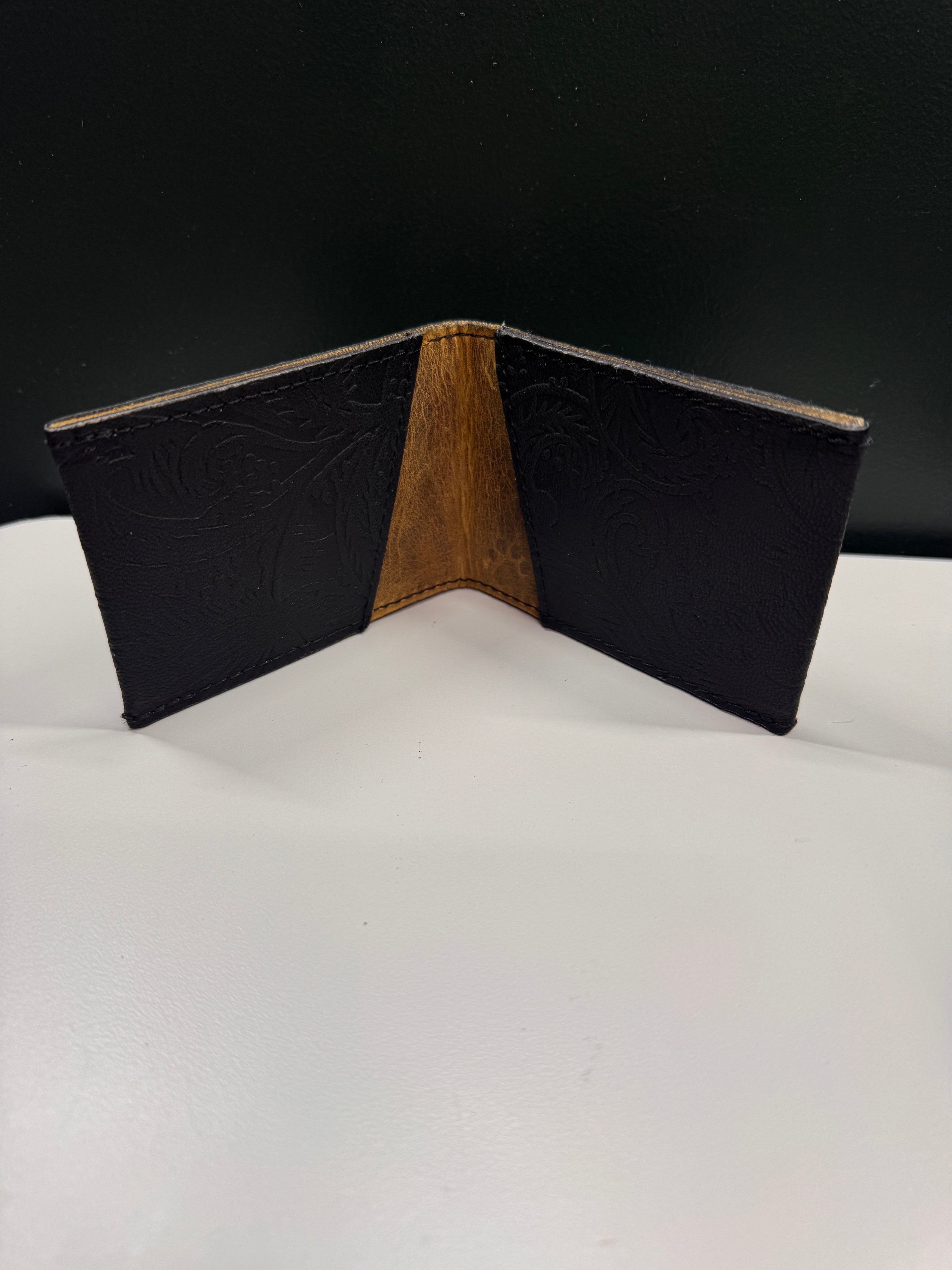 Hair-on-Hide & Leather Bifold Wallet – Handmade, One-of-a-Kind