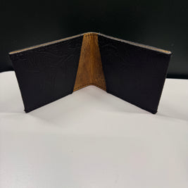 Hair-on-Hide & Leather Bifold Wallet – Handmade, One-of-a-Kind